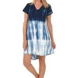 Raya Sun Dip Dyed High-Low Dress